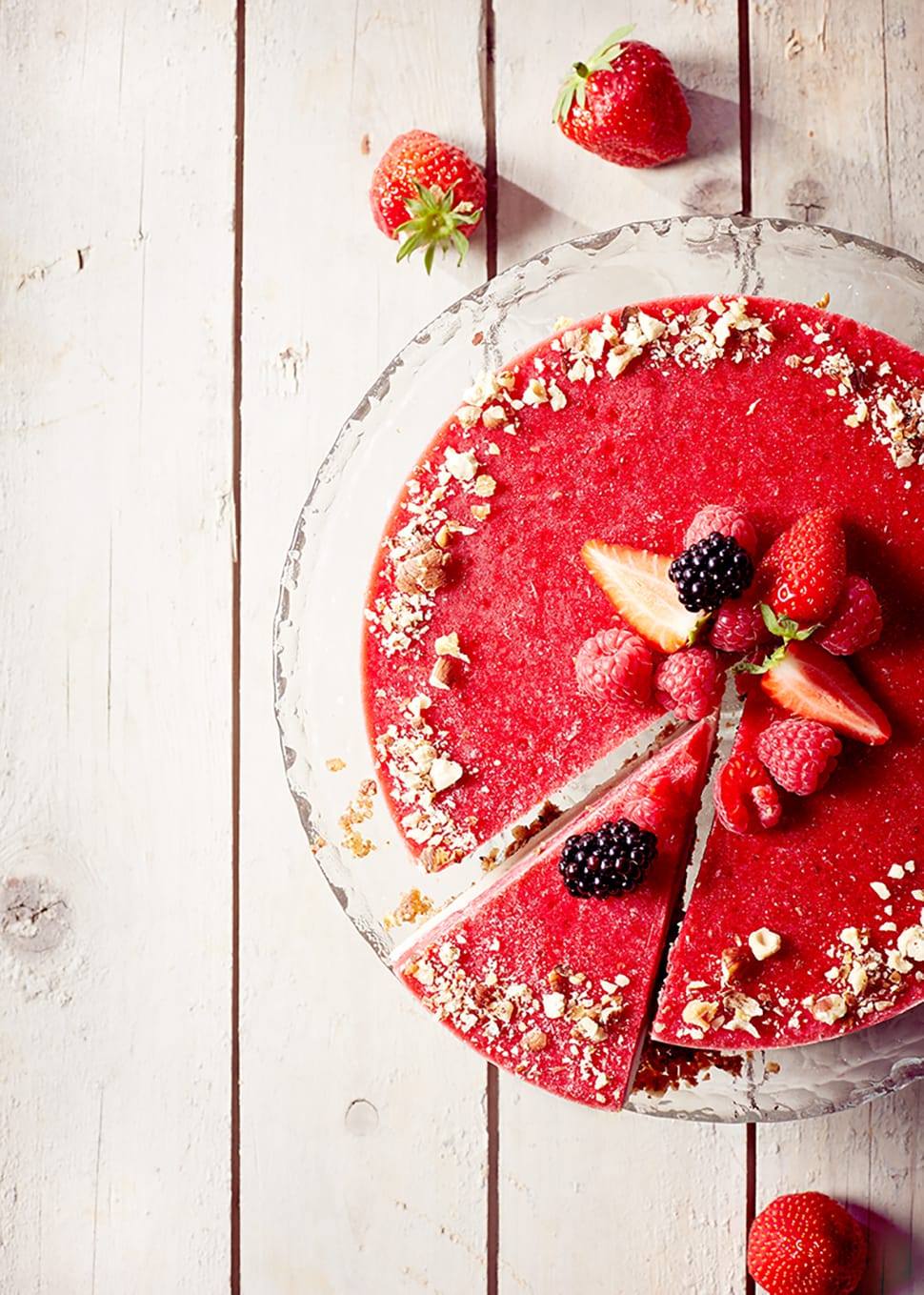 Cheese cake aux fruits rouges